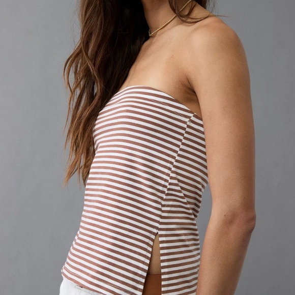 American Eagle main squeeze side slit tube top - Picture 2 of 7